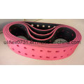 100p2+6mm+Red Rubber Perforated Conveyor Belt